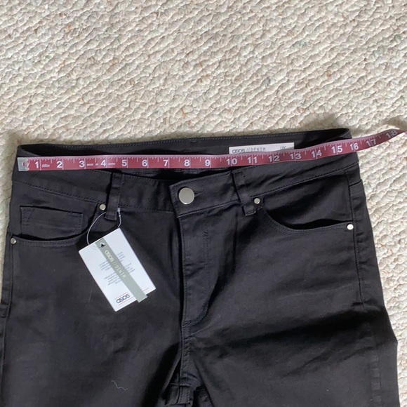 ASOS DENIM Black Skinny High Rise Waisted Jeans NWT - Picture 4 of 8